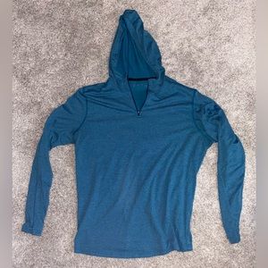 Men’s medium blue under armour quarter zip hoodie